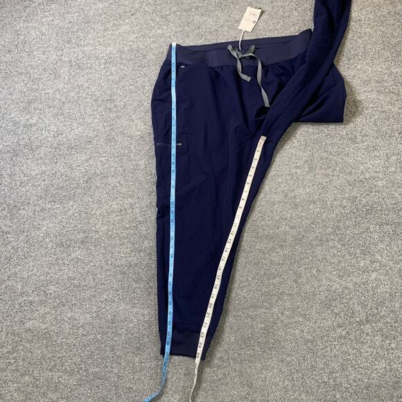 Figs Jogger Womens 3XL XXXL Navy Blue Zamora Drawstring Scrub Pockets Pants - Picture 6 of 12
